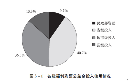 各级福利彩票公益金投入使用情况