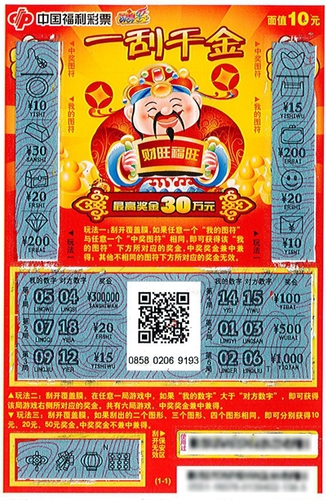 刮刮乐票种“一刮千金”一等奖中奖彩票